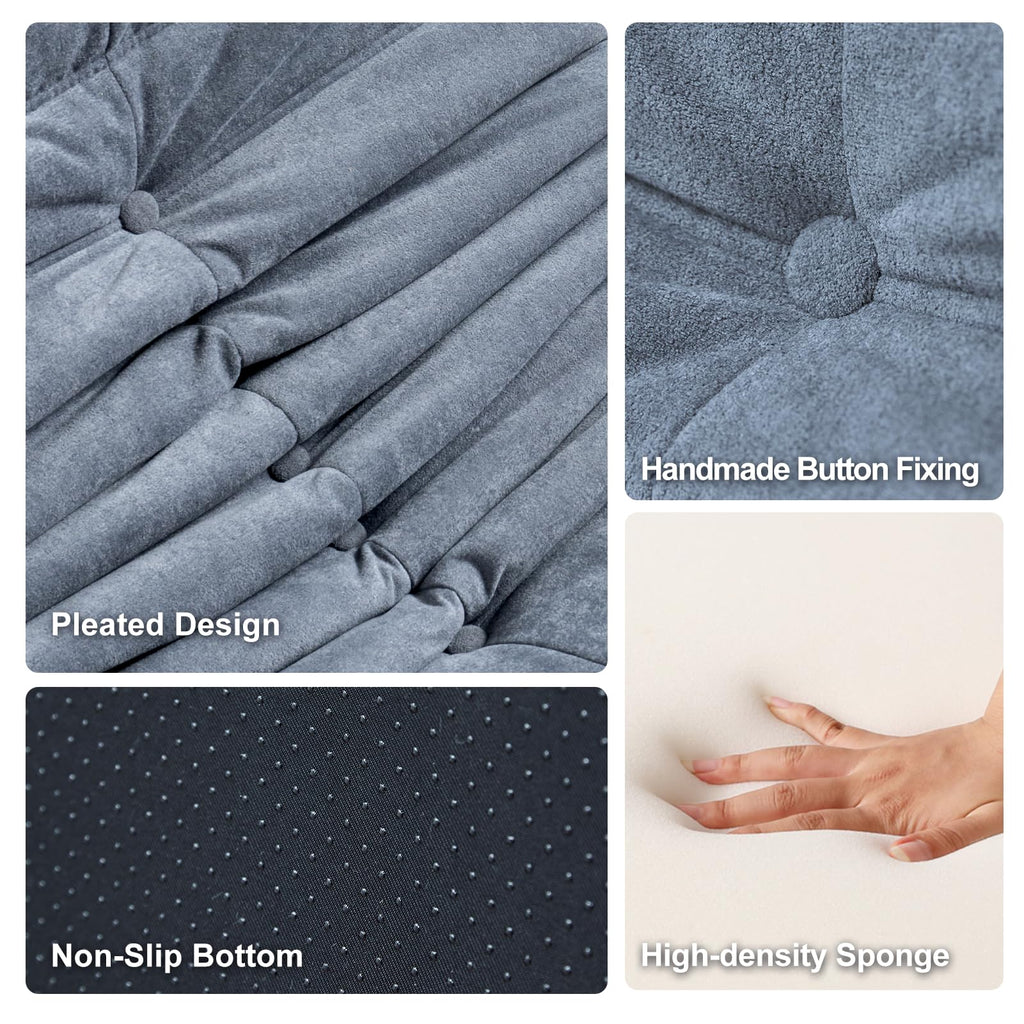 Bean Bag Chair for Adults, Memory Foam Bean Bag Sofa with Waterproof Fabric