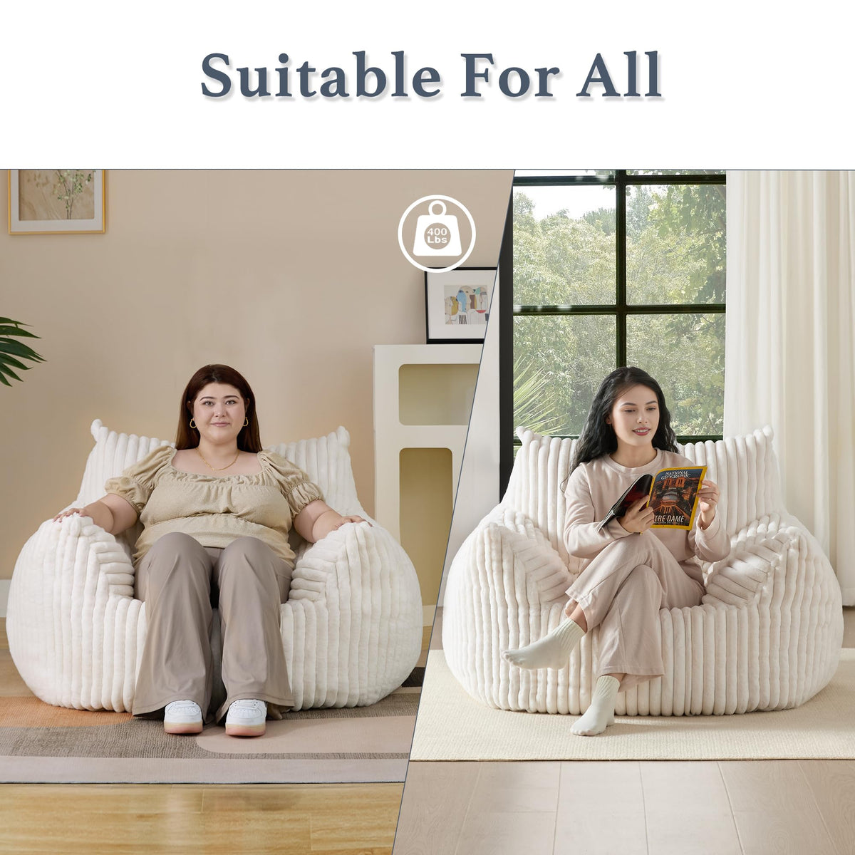 3-in-1 Giant Bean Bag Chair for Adults & Kids, Convertible Floor Sofa to Mattress, Memory Foam Beanbag Chair with Washable Cover, Multi Functional Lounge Couch for Bedroom, Living Room (Dark Grey)