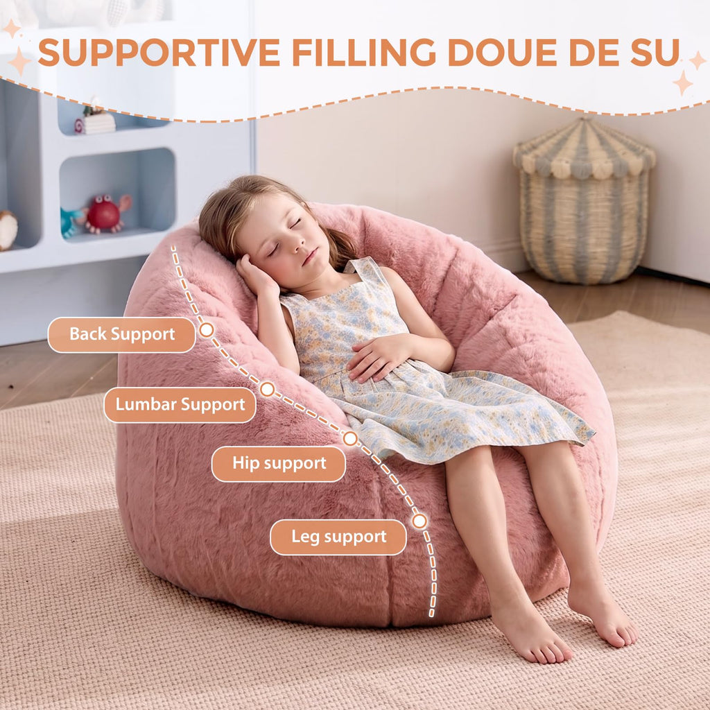 HUGHEAVEN Max Giant Bean Bag Chair, Bean Bag Sofa for Adults & Teens