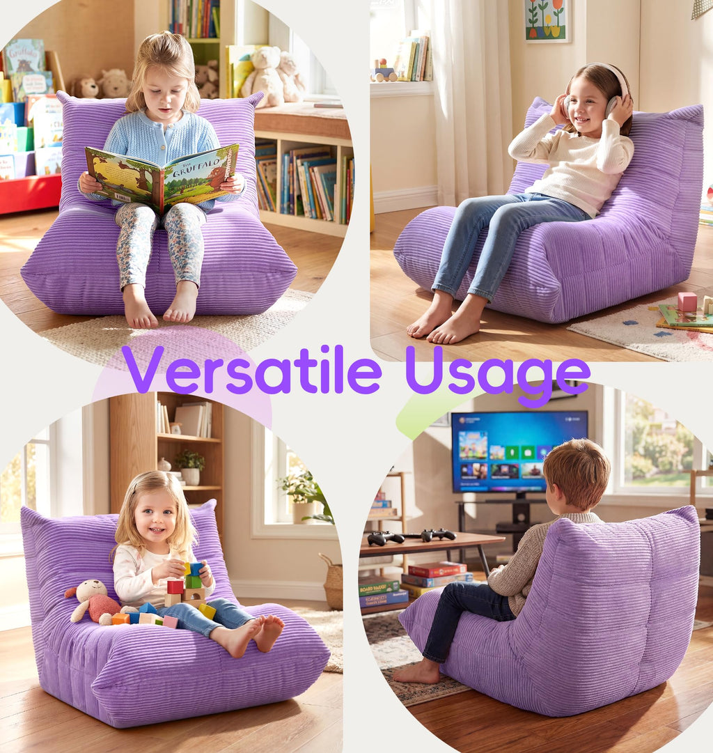 Hobestluk Big Bean Bag Chairs for Adults Fireside BeanBag Couch Togo Sofa