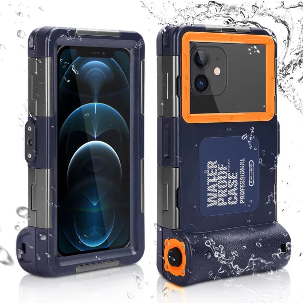 UrbanX Professional [15m/50ft] Swimming Diving Surfing Snorkeling Photo Video Fluid Protective Case Liquid Housing for TCL 30 SE And all Phones Up to 6.9 Inch LCD with Lanyard