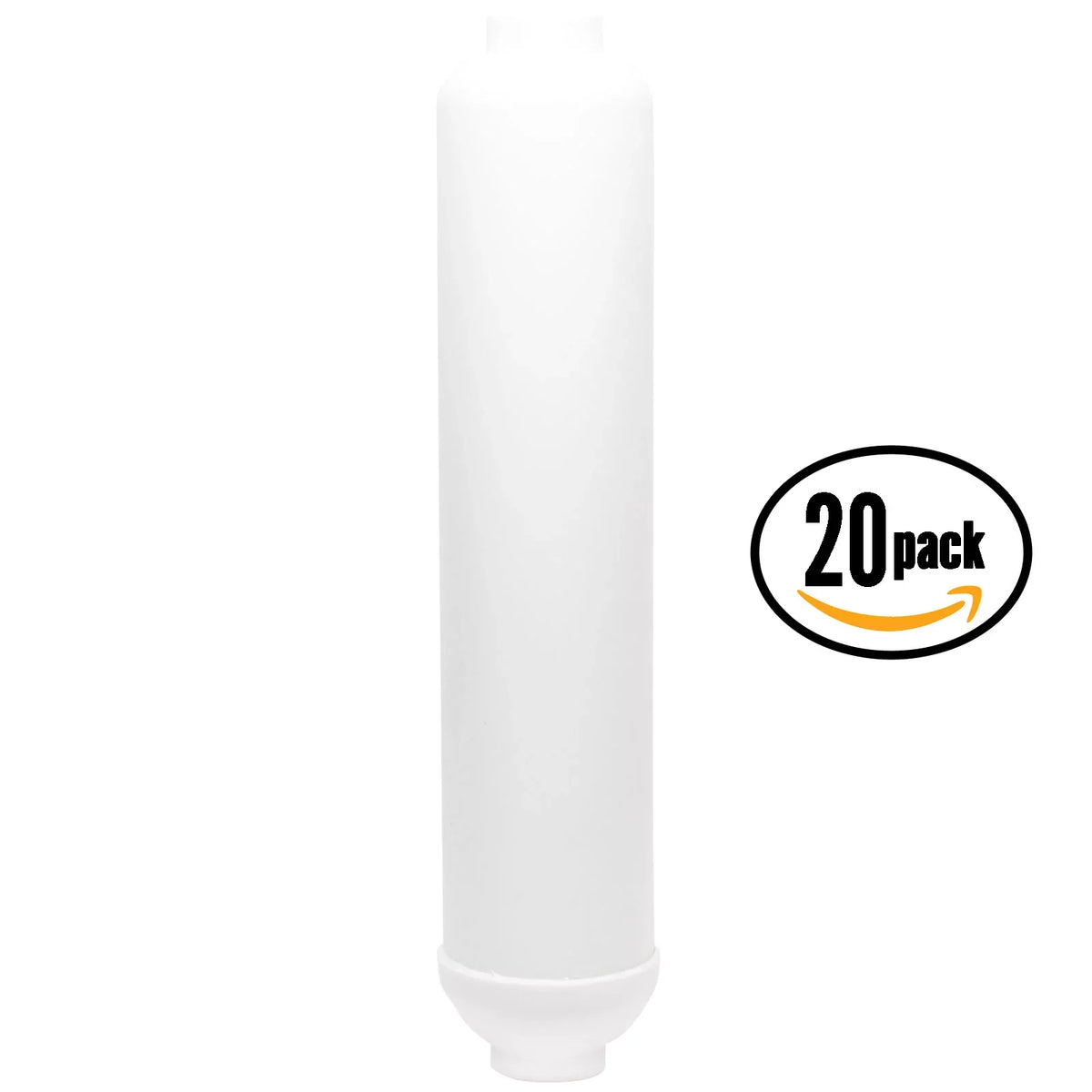 20-Pack Replacement Fluid 101087 Inline Filter Cartridge - Universal 10-inch Cartridge for Liquid 9 stage reverse osmosis System - Denali Pure Brand
