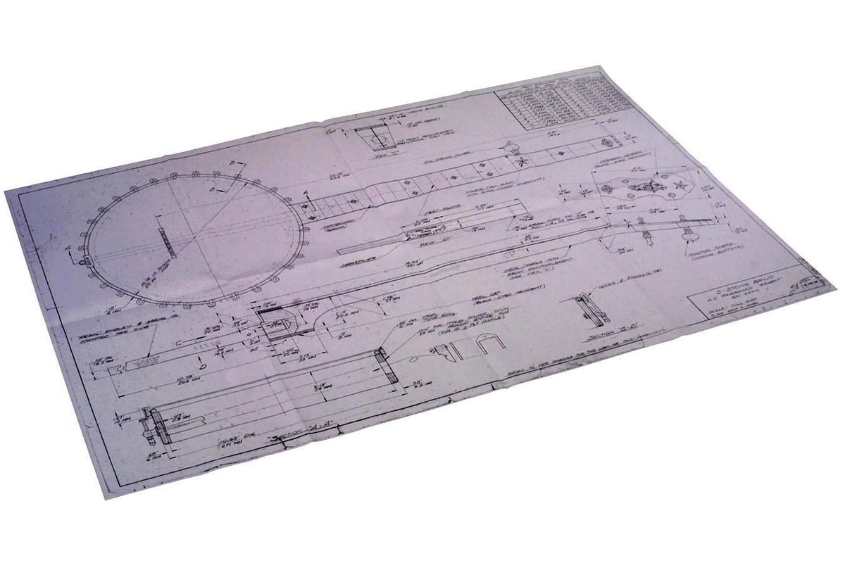 A.C. Fairbanks "Regent" 5 String Banjo Plan