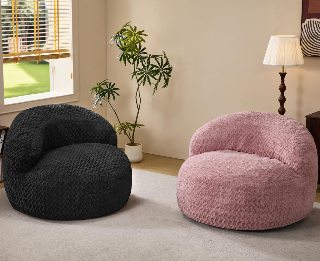 Hobestluk Adult Bean Bag Chair 3 in 1 Convertible Large Bean Bag Sofa