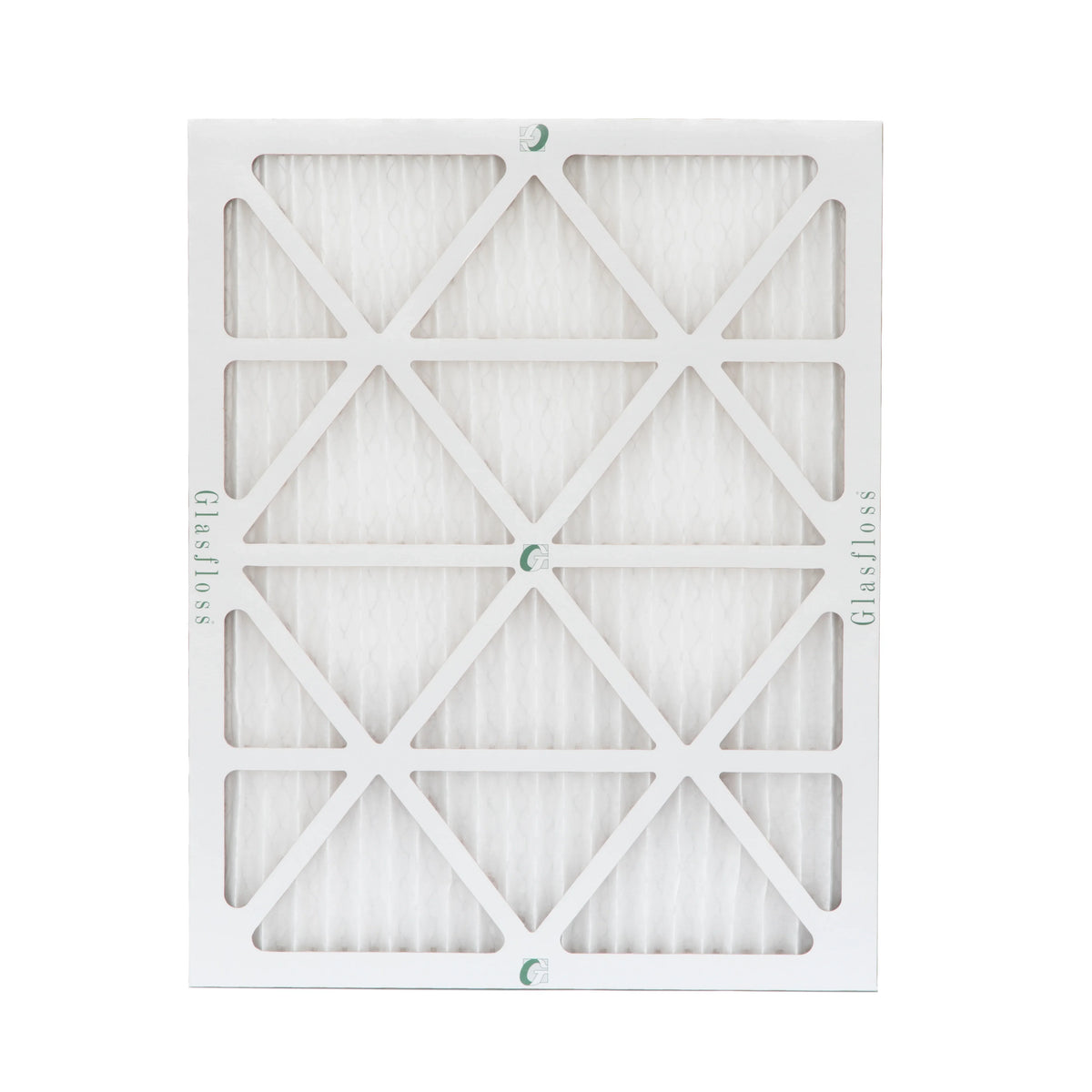 12 Pack of 14x20x1 MERV 10 Pleated Air Filters by Glasfloss. Actual Size: 13-1/2 x 19-1/2 x 7/8