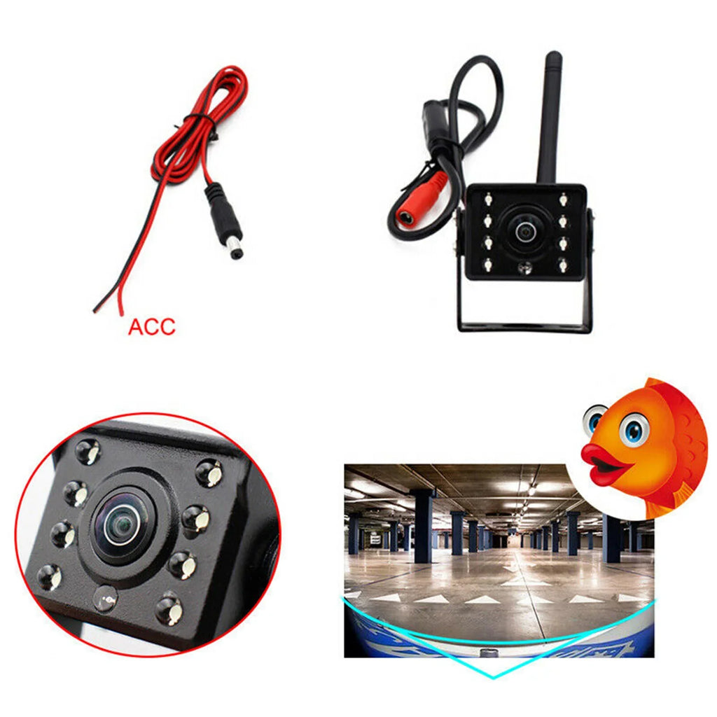 Aumotop Car Rear View Truck Bus ~36V Automobile Reverse HD Backup , IP67 Fluid Wireless Reversing Monitor