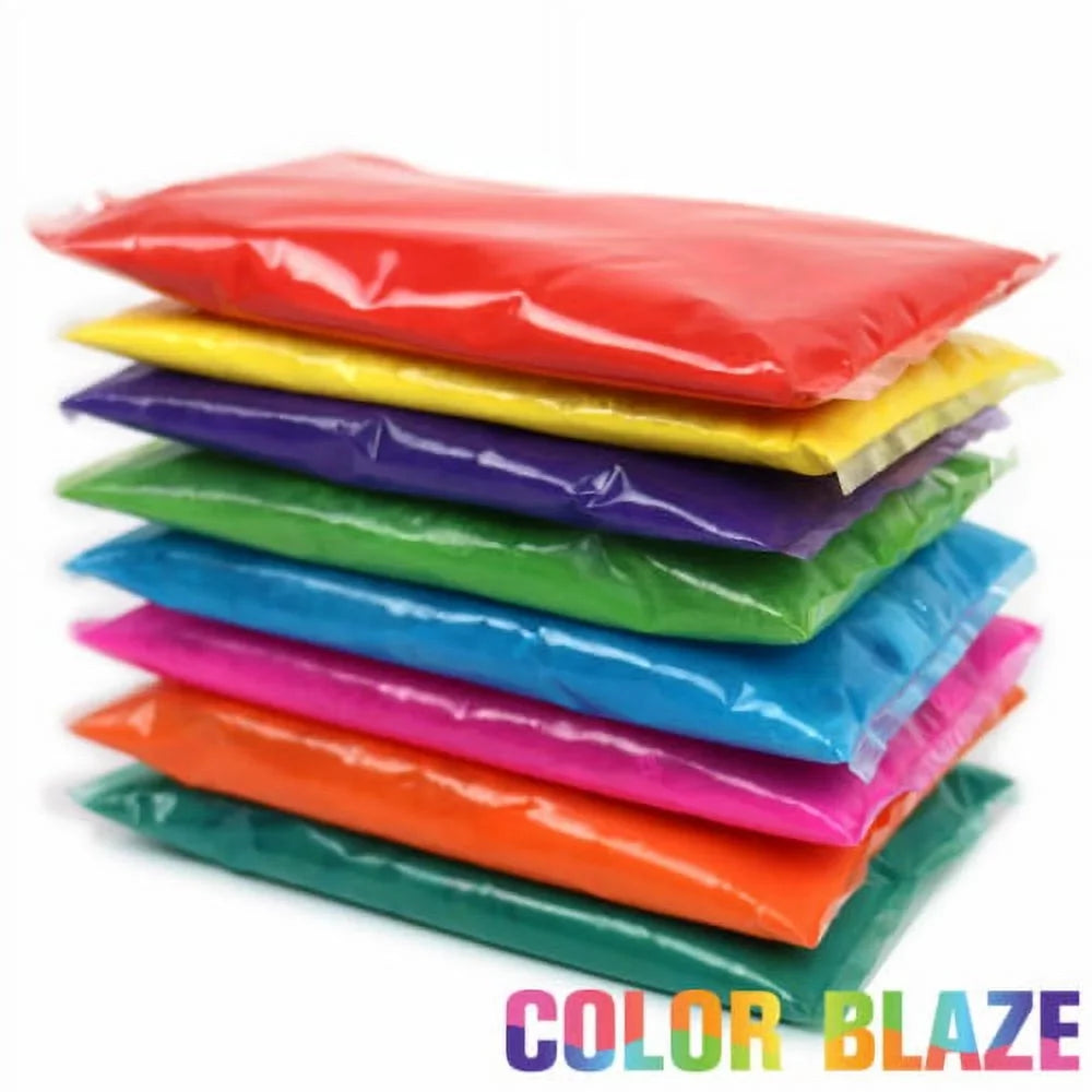 Color Powder Packets - 25 Assorted individual holi color powder packets