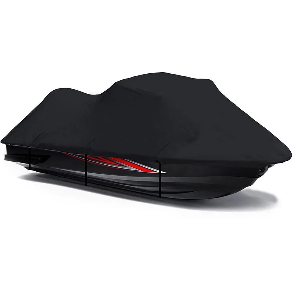 BLACK TOP OF THE LINE JET SKI Cover Compatible for Kawasaki STX 2009 2010 Jet Ski Cover PWC Covers