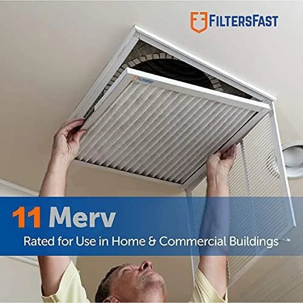 FFC16255HON Compatible Replement For 16X25x5 Air Filter MERV 11 FC100A1029 Pleated Furne Air Conditioner Filters tual Size: 15.875 X 24.75 X 4.25, 2-Pk