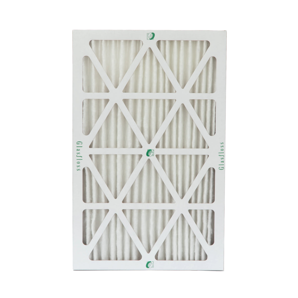 12 Pack of 14x25x2 MERV 10 Pleated 2" Inch Air Filters by Glasfloss. Actual Size: 13-1/2 x 24-1/2 x 1-3/4