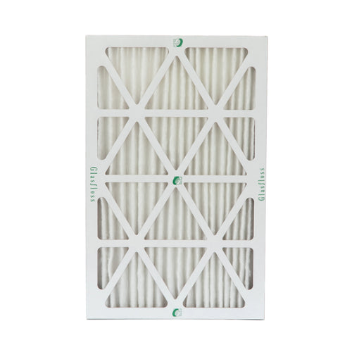 3 Pack of 16x25x2 MERV 13 Pleated 2" Inch Air Filters by Glasfloss. Actual Size: 15-1/2 x 24-1/2 x 1-3/4