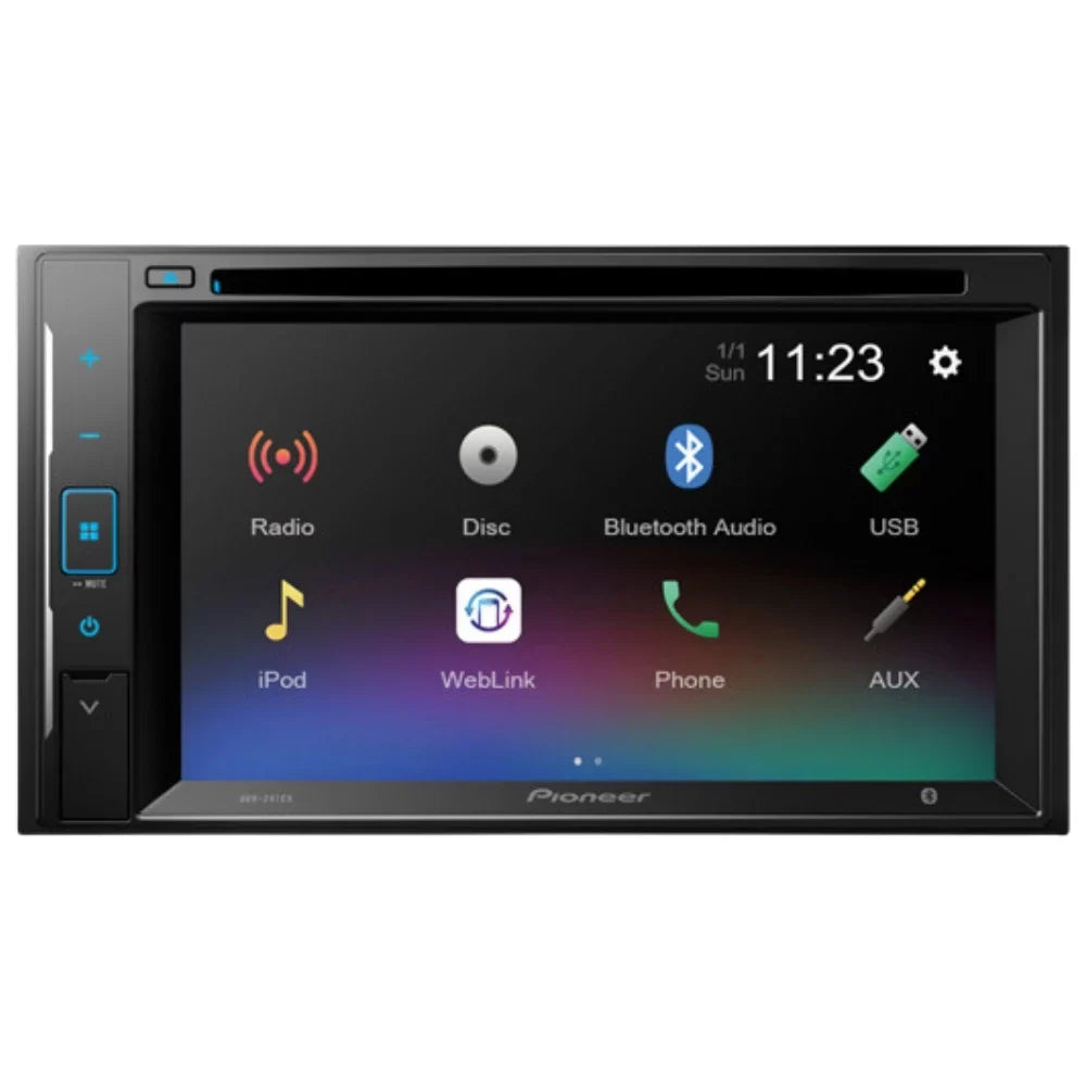 KIT4950 Bundle for 2005-2011 Toyota Tacoma W/ Pioneer Double DIN Car Stereo with Bluetooth/Backup Camera/Installation Kit/in-Dash DVD/CD AM/FM 6.2" WVGA Monitor Digital Media Receiver