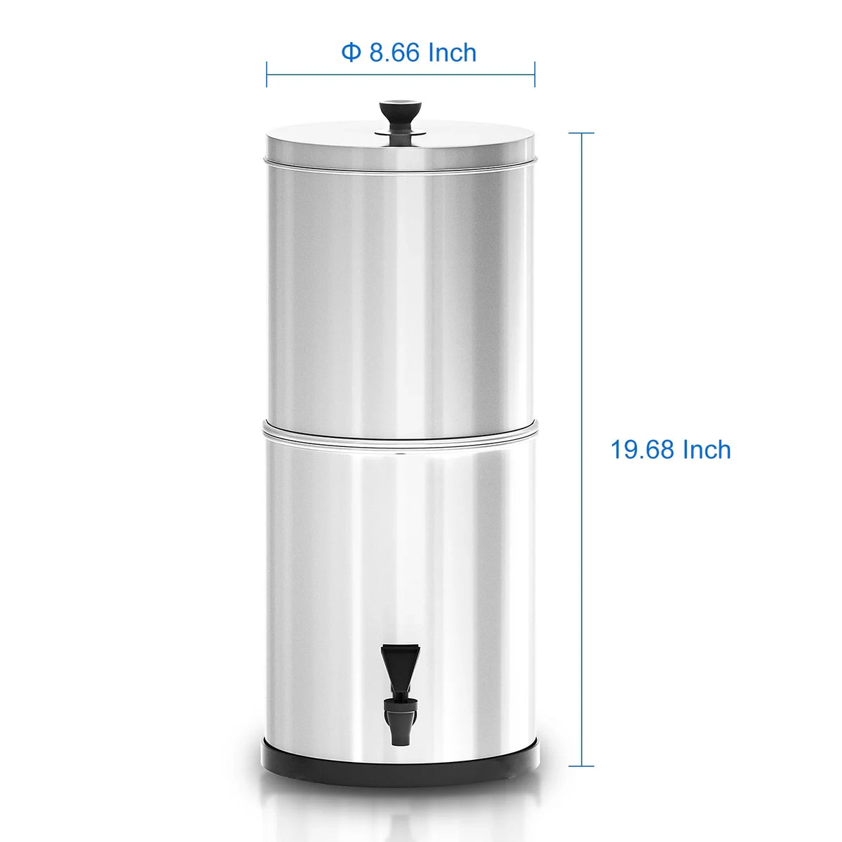 Arealer Gravity Liquid Filter System Fluid Filtration Bucket for Home Camping Hiking Emergency Preparedness