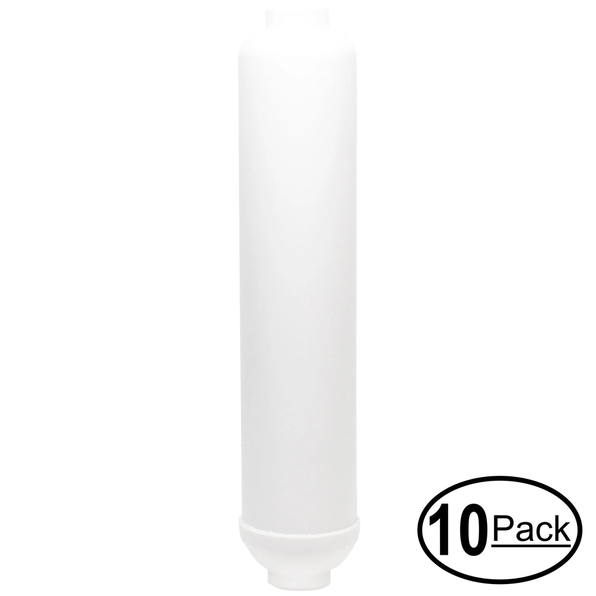 10-Pack Replacement for Liquid 101038 Inline Filter Cartridge - Universal 10-inch Cartridge for Liquid 9 Stage Alkaline Reverse Osmosis System - Denali Pure Brand