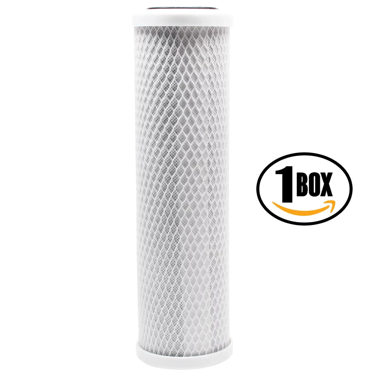 Box of Replacement for Expres Liquid RODI5DG Activated Carbon Block Filter - Universal 10 inch Filter for EXPRESS FLUID - 50GPD 6-Stage Reverse Osmosis RO DI System - Denali Pure Brand