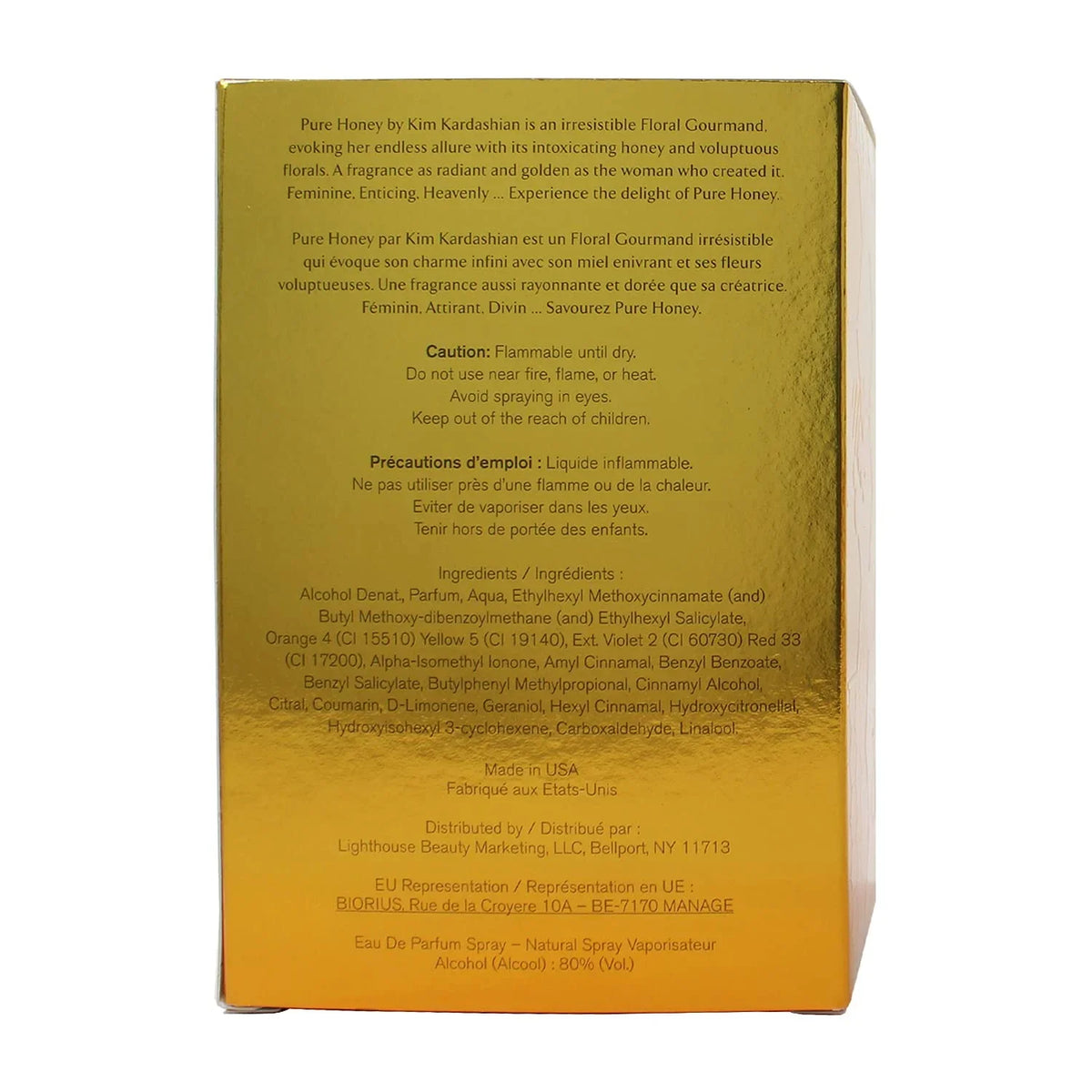 Pure Honey FOR WOMEN by Kim Kardashian - 3.4 oz EDP Spray
