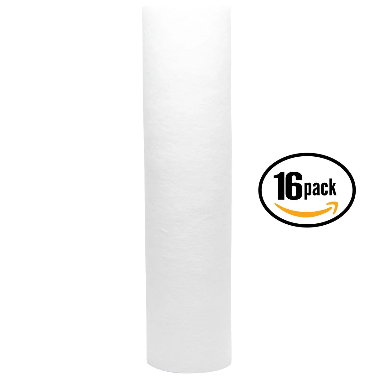 16-Pack Replacement DuPont WFPF13003B Polypropylene Sediment Filter - Universal 10-inch 5-Micron Cartridge for DuPont Whole House Fluid Filtration System - Denali Pure Brand