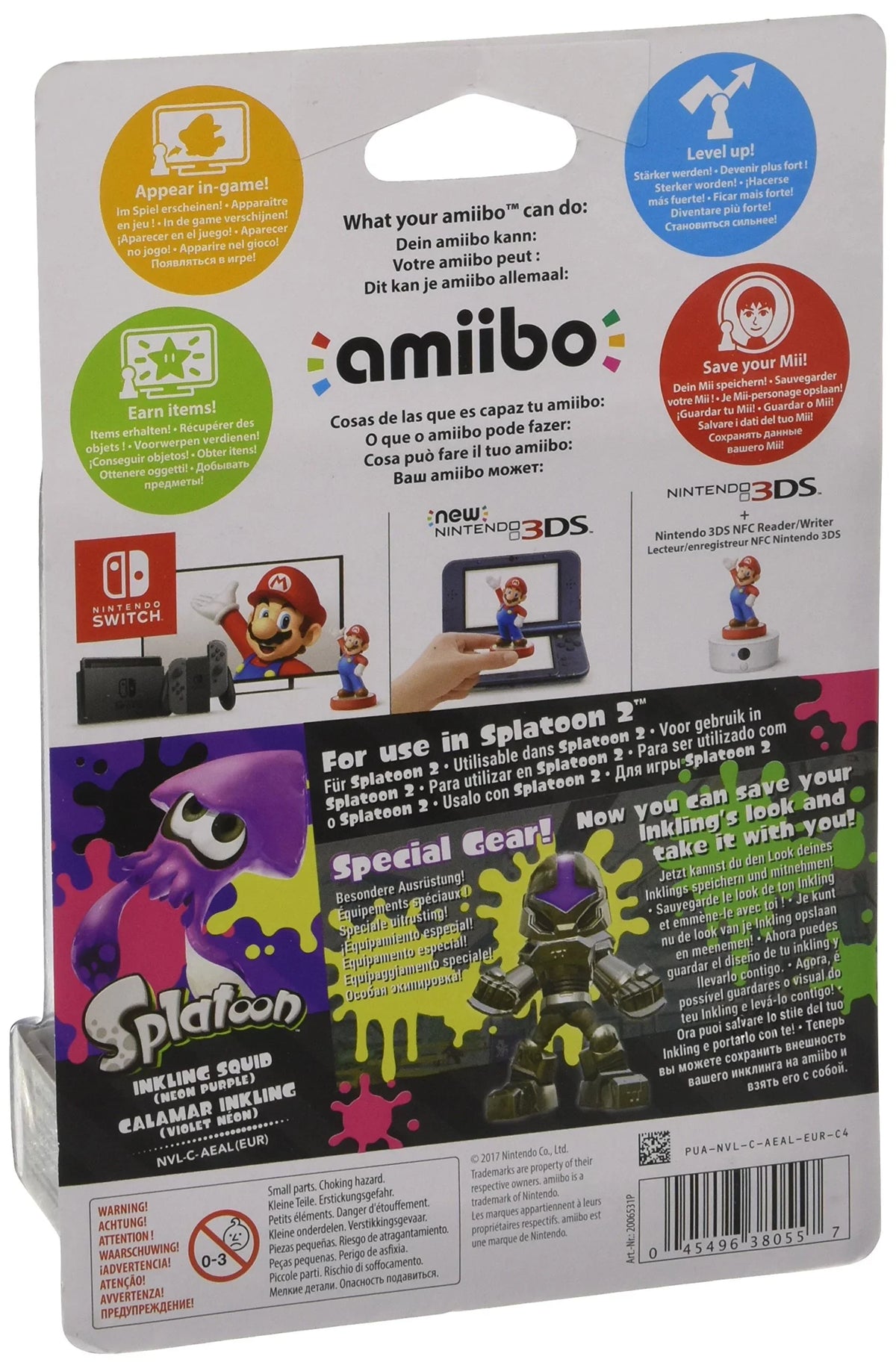 Inkling Squid Amiibo Splatoon Collection (Nintendo Switch/3DS/Wii U)