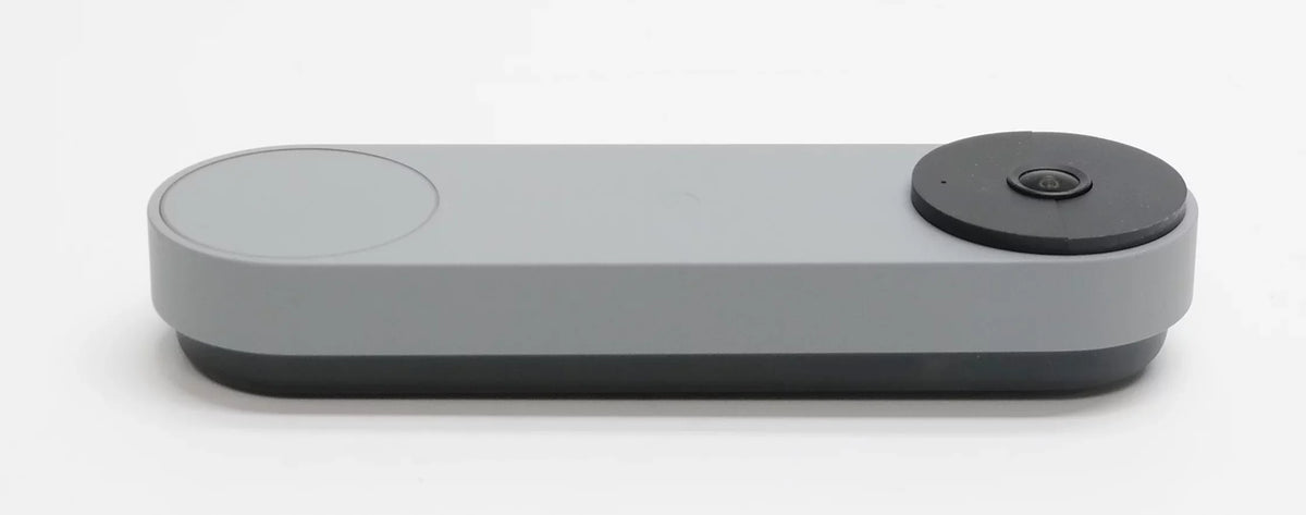 Pre-owned Google Nest GWX3T GA02076-US WiFi Smart Video Doorbell (Battery) - Gray (doorbell only) accessories not included
