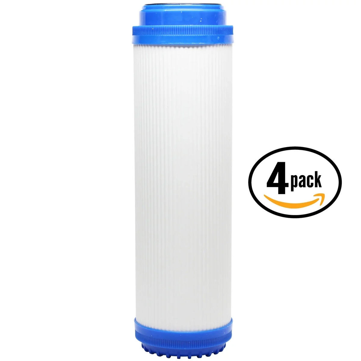 4-Pack Compatible DuPont WFPF13003B Granular Activated Carbon Filter - Universal 10-inch Cartridge for DuPont Whole House Liquid Filtration System - Denali Pure Brand