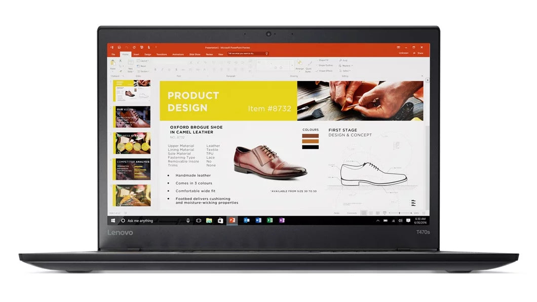 ThinkPad T470s Touch Windows 10 Pro Mobile pc - Core i7-7600U, 8GB RAM, 1TB PCIe NVMe SSD, 14" IPS FHD (1920x1080) Matte Display Fingerprint Reader, Smart Card Reader, Black Color