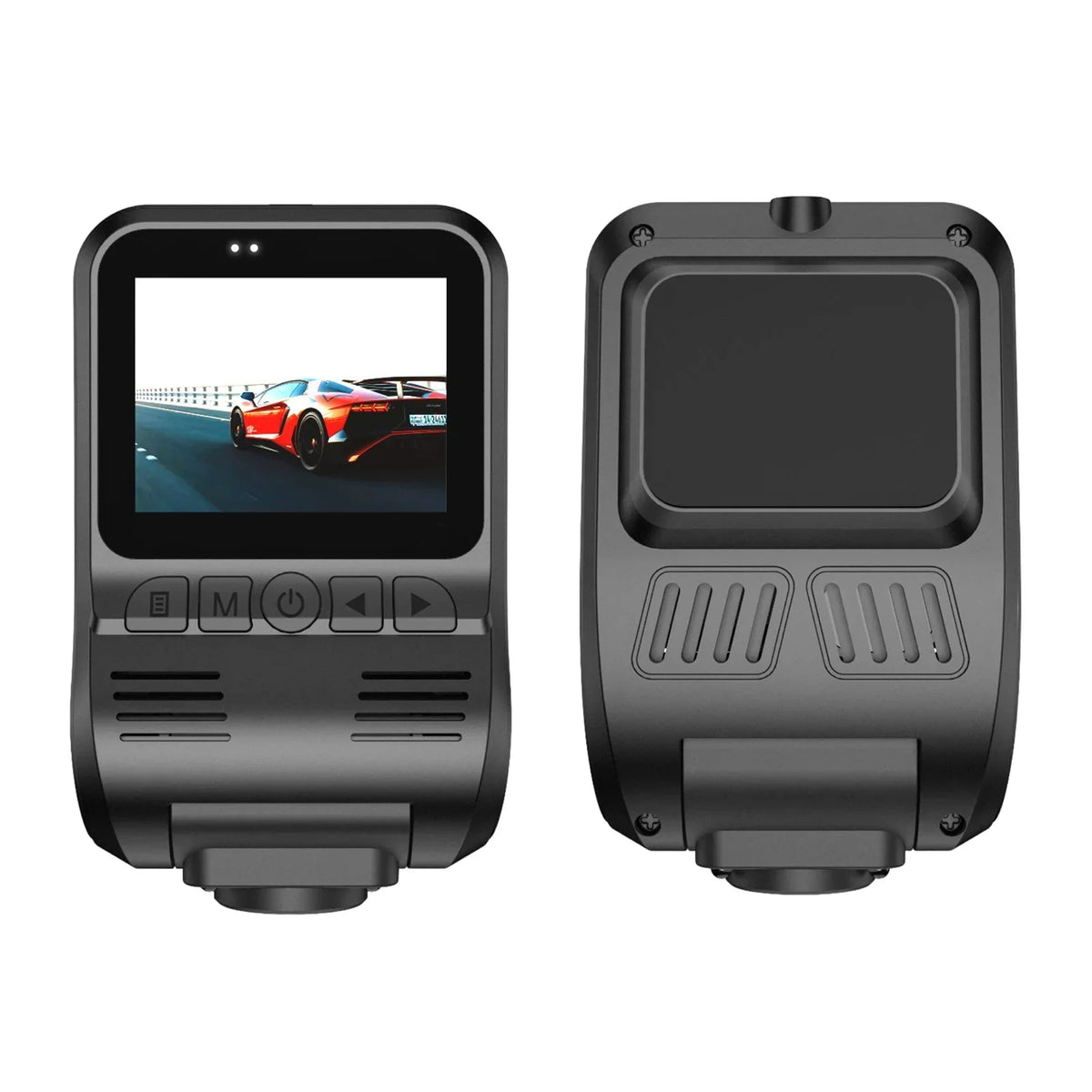 Moobody Dash Camera with Front Rear Dual Recording, 1080P and 720P Driving Recorder DVR - Capture Clear Footage with Anti-Shaking Technology