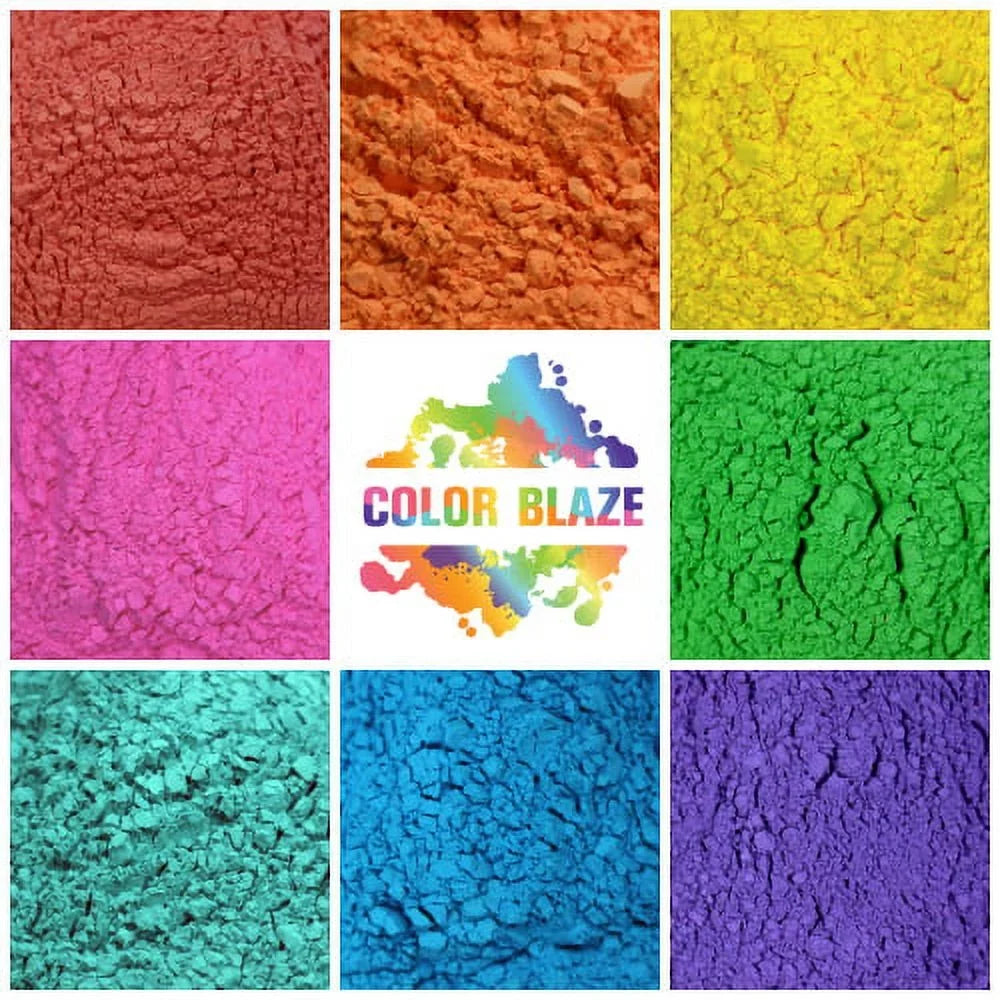 Color Powder Packets - 25 Assorted individual holi color powder packets