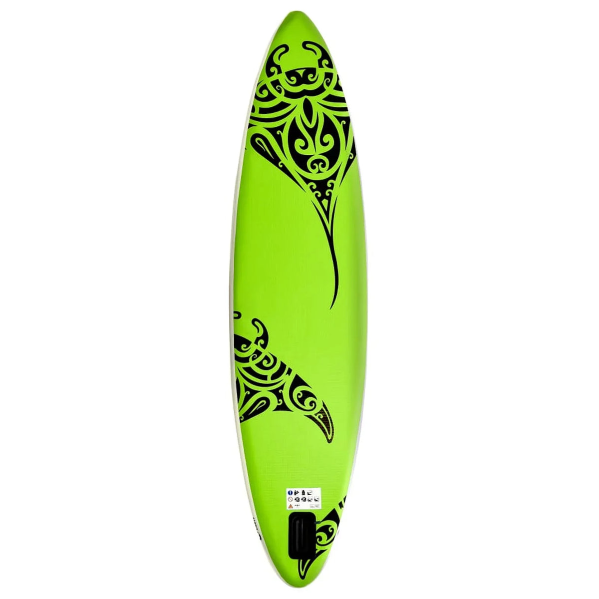 Dcenta Inflatable Paddleboard Set Beach Surfing Board with Oar, Fin, Hand Pump, Kit and Carrying Bag Surfboard for Adults 144.1 x 29.9 x 5.9 Inches (L x W x H)