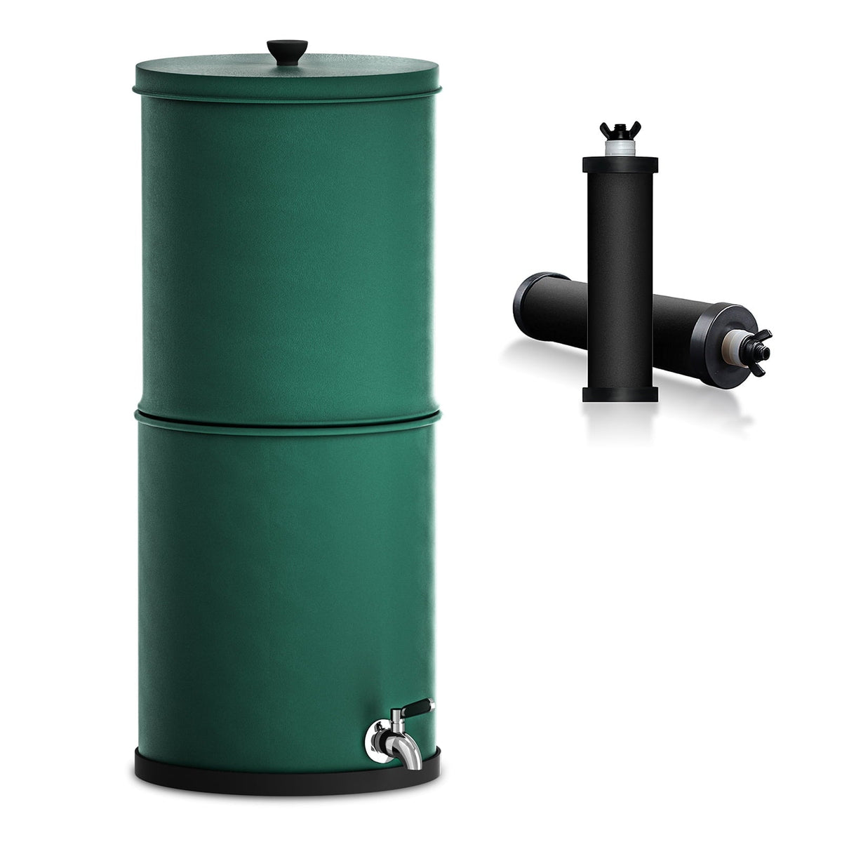 Arealer Gravity Liquid Filter System Fluid Filtration Bucket for Home Camping Hiking Emergency Preparedness