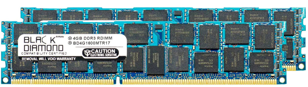 8GB 2X4GB Memory RAM for Compaq Z Series Workstations Z620 Workstation DDR3 ECC Registered RDIMM 240pin PC3-12800 1600MHz Black Diamond Memory Module Upgrade