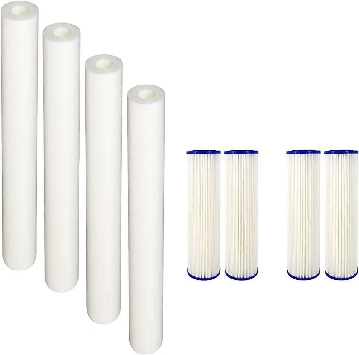 CFS Compatible with EQ-304-20 and EQ-PFC.35 Whole House Fluid Filters Pre Filters and Sub Micron Post Filters (8)