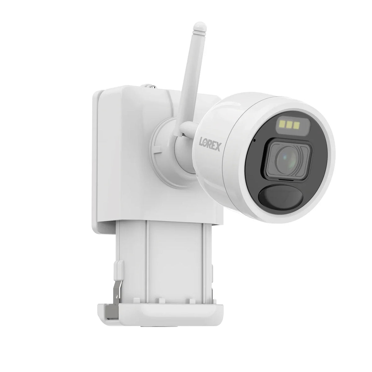 Lorex 2K 4.0-MP 8-Camera-Capable 32-GB NVR System with 4 Outdoor Wi-Fi Battery Security Cameras, White, L4248D-4AA4-E, L4248D-4AA4-E