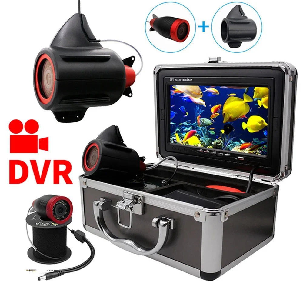 Erchang 7 Inch DVR Liquid Fishing Camera for Lake Sea Fishing, Portable Video Fish Finder